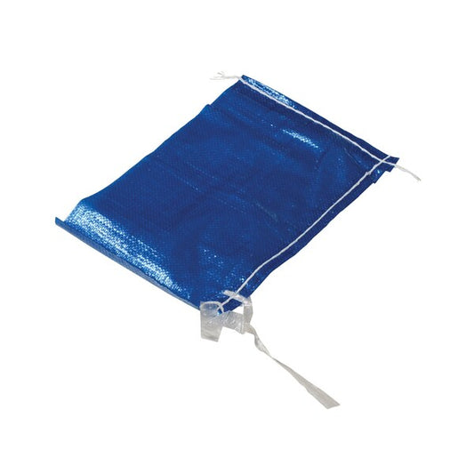 12" Blue Polypropylene Woven Parts Bag