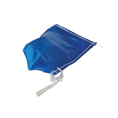 12" Blue Polypropylene Woven Parts Bag