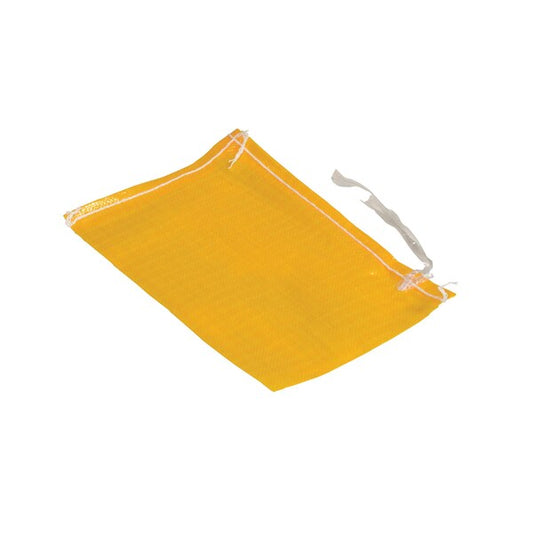 12"x8"x1/16" Yellow Polypropylene Woven Part Bag, 12", Yellow