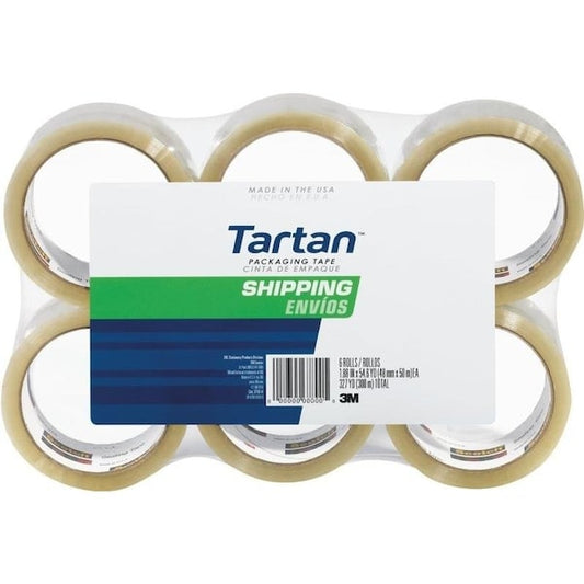 Sealing Tape, 50 m L, 48 mm W, Polypropylene Backing, Clear