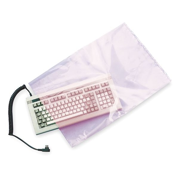 Open Poly Bags, 4 mil, Pink, None, 2000 PK