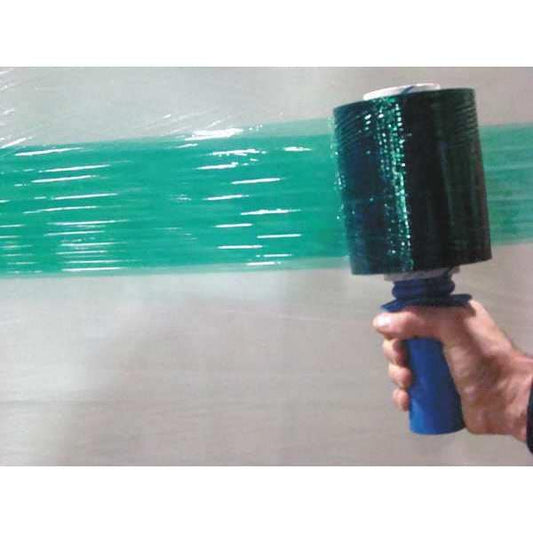 Stretch Wrap, 5" W x 1000 ft. L, 80 ga, Cast Style, Green, Standard Duty