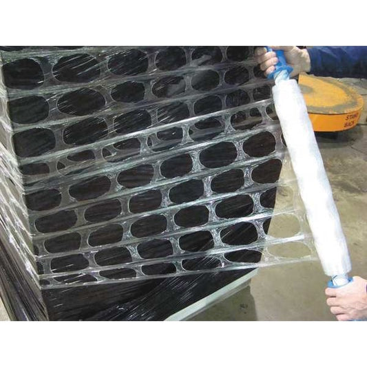 Stretch Wrap, 16" W x 500 ft. L, 80 ga, Vented Style, Clear, Standard Duty