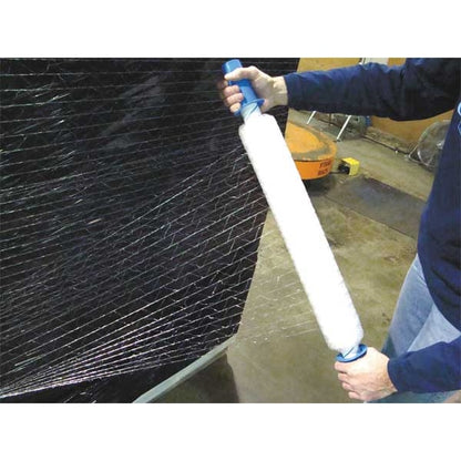 Stretch Wrap, 20" W x 1000 ft. L, 80 ga, Netting Style, Clear, Standard Duty