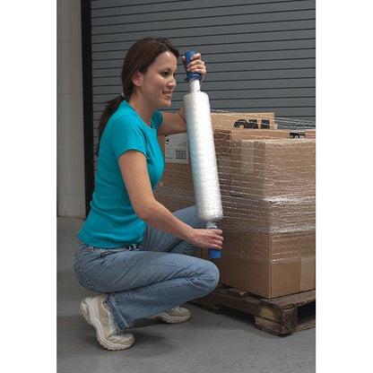 Stretch Wrap, 20" W x 1000 ft. L, 80 ga, Netting Style, Clear, Standard Duty