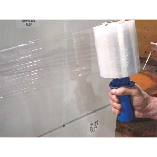 Stretch Wrap, 5" W x 650 ft. L, 120 ga, Clear, Heavy Duty