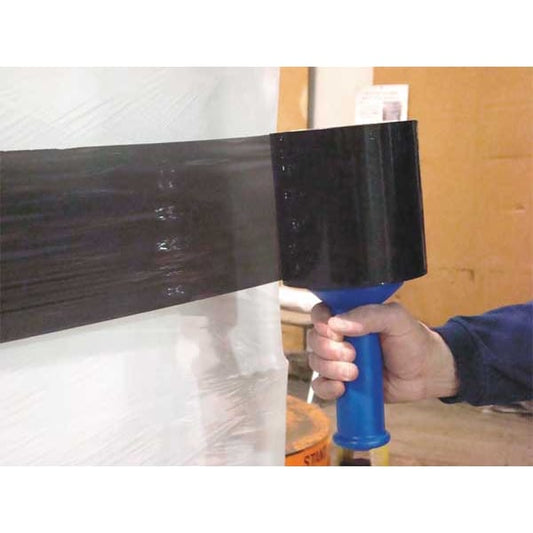 Stretch Wrap, 5" W x 1000 ft. L, 80 ga, Cast Style, Black, Standard Duty