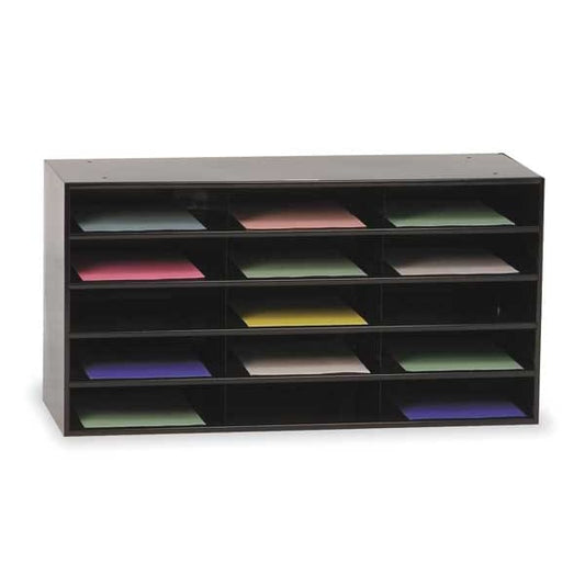 Literature Rack, Compartment 15, Blk