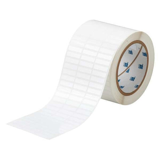 Label, White, 1 In. W, Polyester