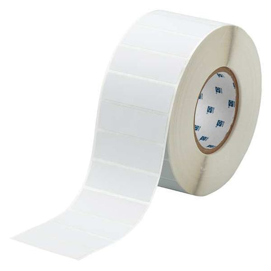 Blank Label 3"W Silver, Polyester, Pk3000