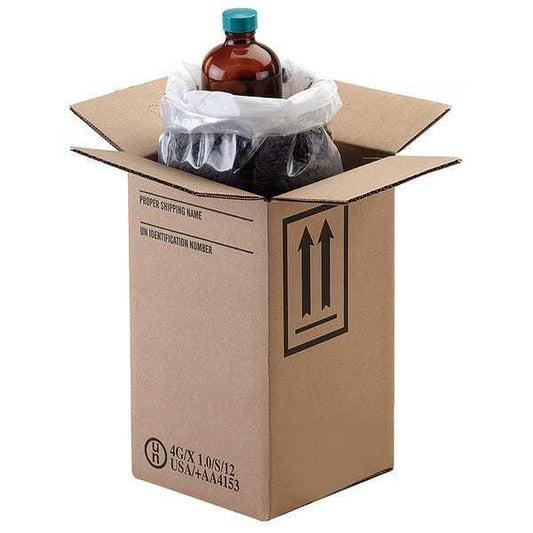 HAZMAT Shipping Kit, 8 oz. Bottle, PK12