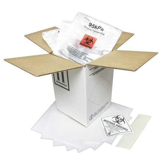 HAZMAT Shipping Kit, 10.25 In x 14 In, PK2