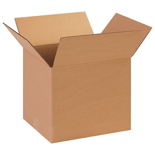 Corrugated Boxes, 13" x 11" x 11", Kraft, 25/Bundle