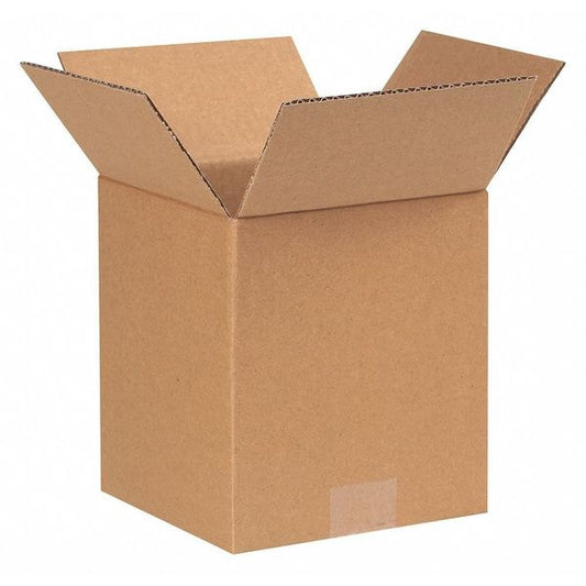 Corrugated Boxes, 6" x 6" x 7", Kraft, 25/Bundle