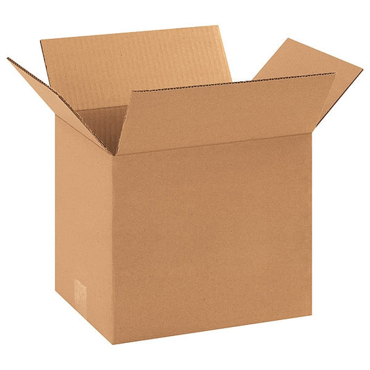 Corrugated Boxes, 11 1/4" x 8 3/4" x 10", Kraft, 25/Bundle