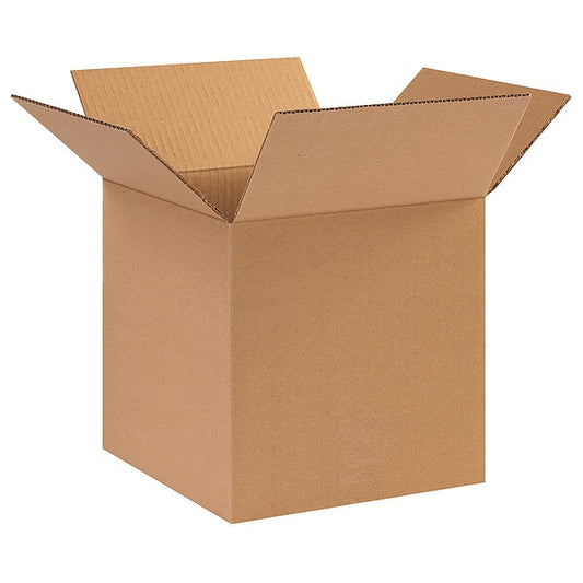 Heavy-Duty Boxes, 10" x 10" x 10", Kraft, 25/Bundle