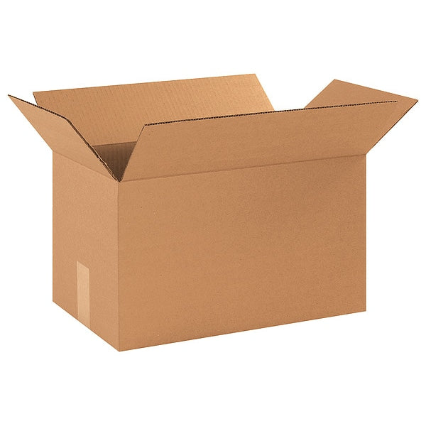 Long Corrugated Boxes, 17" x 10" x 10", Kraft, 25/Bundle