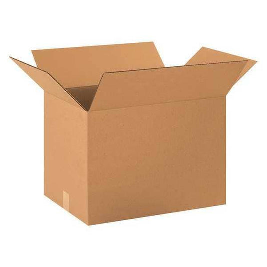 Corrugated Boxes, 19" x 13" x 13", Kraft, 25/Bundle