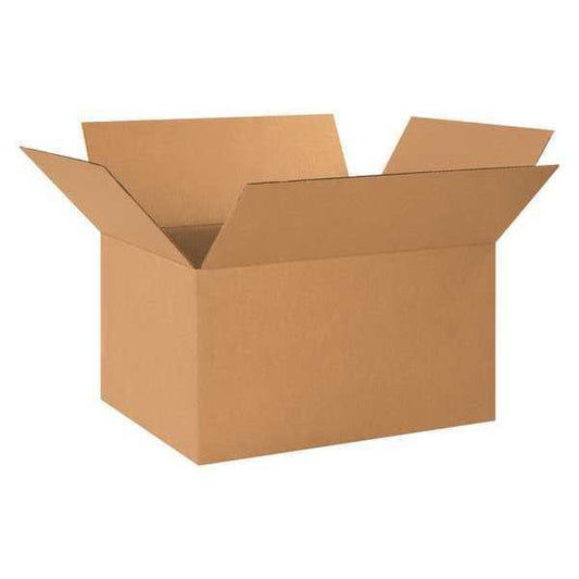 Corrugated Boxes, 24" x 17" x 12", Kraft, 15/Bundle