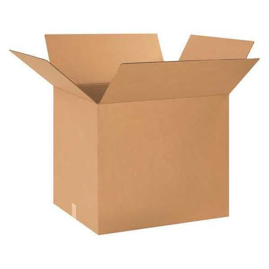 Corrugated Boxes, 24" x 18" x 20", Kraft, 15/Bundle