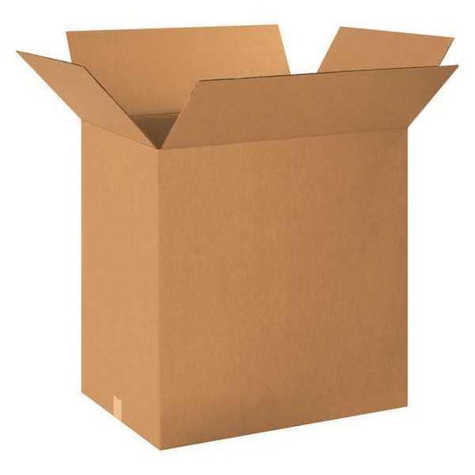 Corrugated Boxes, 24" x 18" x 24", Kraft, 10/Bundle
