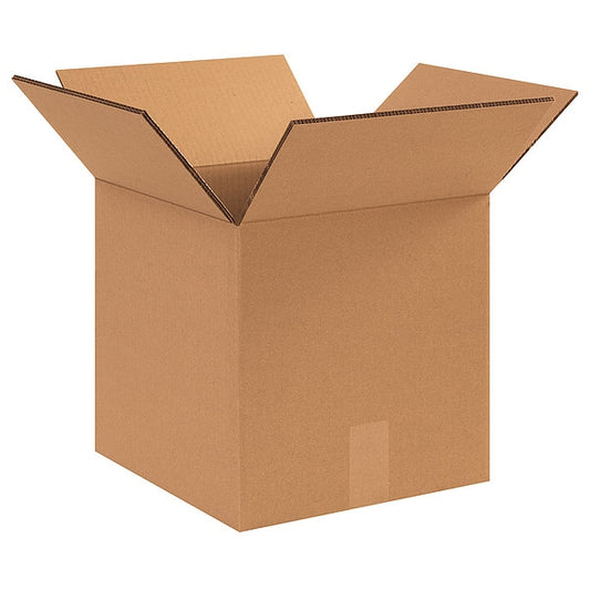 Heavy-Duty Double Wall Boxes, 500#/ECT-71, 12" x 12" x 12", Kraft, 15/Bundle