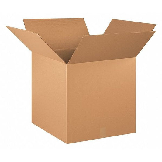 Corrugated Boxes, 21" x 21" x 21", Kraft, 15/Bundle