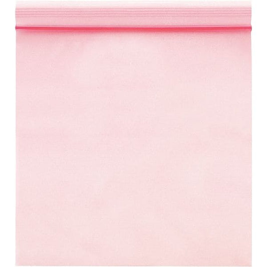 Anti-Slip, 4 mil, Reclosable Poly Bag, 3x5", Package Quantity 1000, 5" L, 3" W, Pink