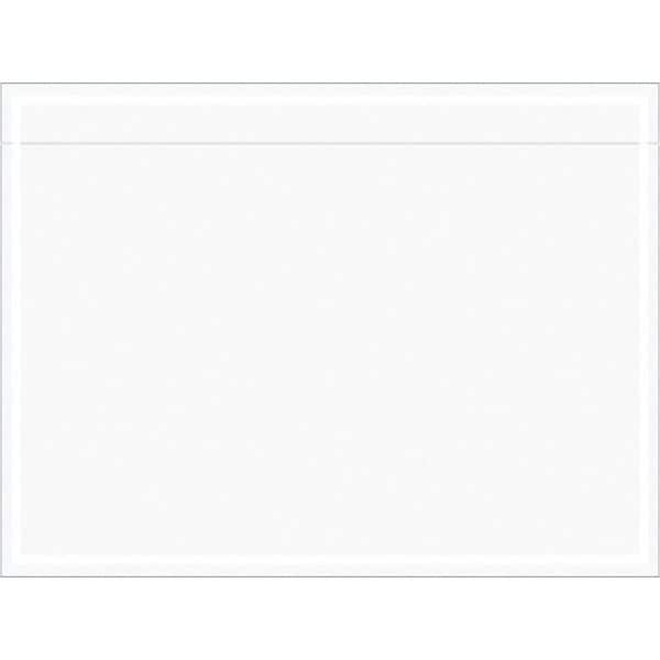 Tape Logic® "Clear Face" Document Envelopes, 4" x 3", Clear, 1000/Case