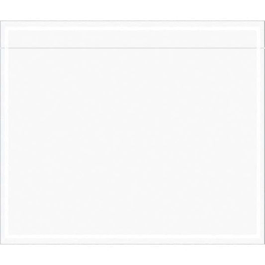 Tape Logic® "Clear Face" Document Envelopes, 6 1/2" x 5 1/2", Clear, 1000/Case