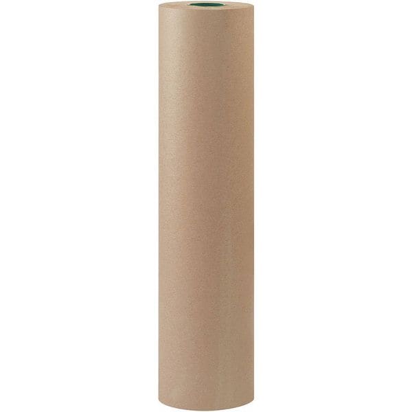 Bogus Kraft Paper Rolls, 30#, 36" x 1200', Gray, 1/Roll