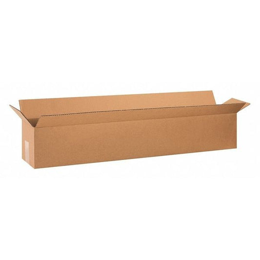 Long Corrugated Boxes, 40" x 6" x 6", Kraft, 25/Bundle