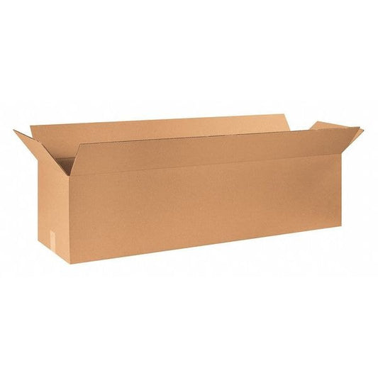 Long Corrugated Boxes, 50" x 12" x 12", Kraft, 10/Bundle
