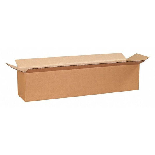 Long Corrugated Boxes, 28" x 4" x 4", Kraft, 25/Bundle