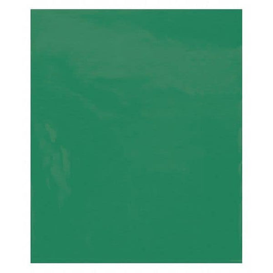 Flat Poly Bags, 15" x 18", 2 mil, Green, 1000 PK