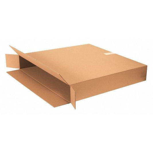 FOL Flat Panel TV Boxes, 38 x 8 x 26", Kraft, 5/Bundle