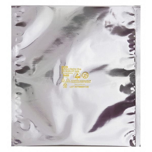 Heavy Duty Barrier Bags, 10" x 12", Silver, 100 PK