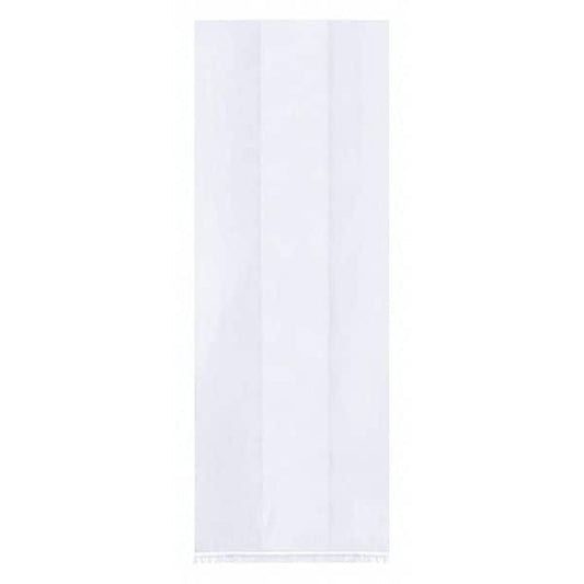 Gusset Polypro Bags, 12" x 8" 20", 1.5 mil, Clear, 500 PK