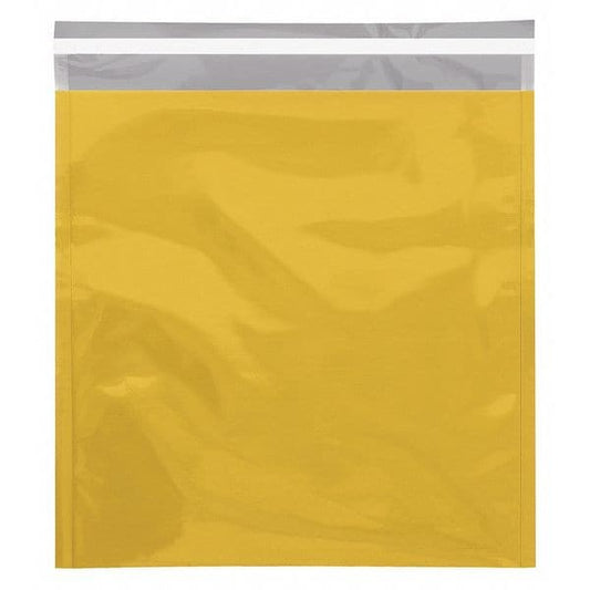 Metallic Glamour Mailers, 10 3/4" x 13", Gold, 250/Case