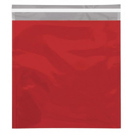 Metallic Glamour Mailers, 10 3/4" x 13", Red, 250/Case