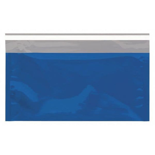 Metallic Glamour Mailers, 6 1/4" x 10 1/4", Blue, 250/Case