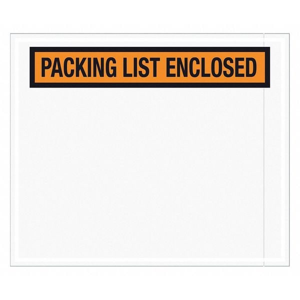 Tape Logic® "Packing List Enclosed" Envelopes, 10" x 12", Orange, 500/Case