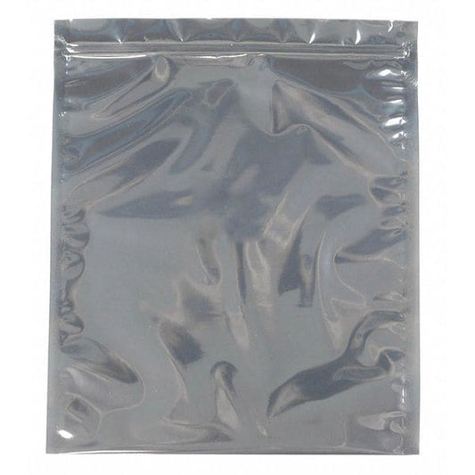 Reclosable Static Shield Bags, 9" x 12", Transparent, 100 PK