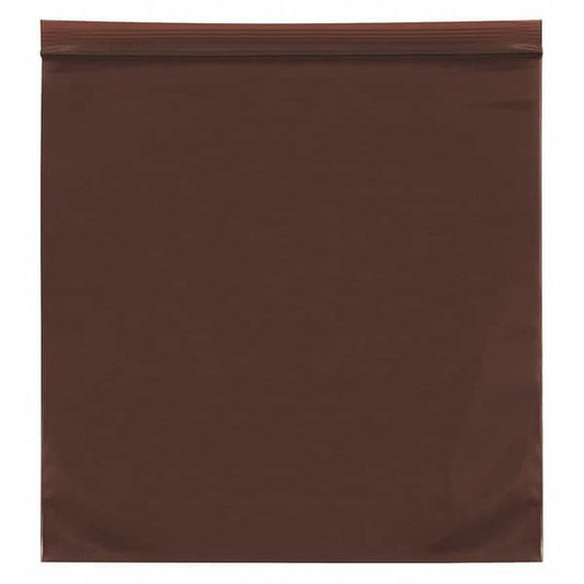 Reclosable UV Bags, 12" x 15", 3 mil, Amber, 1000 PK