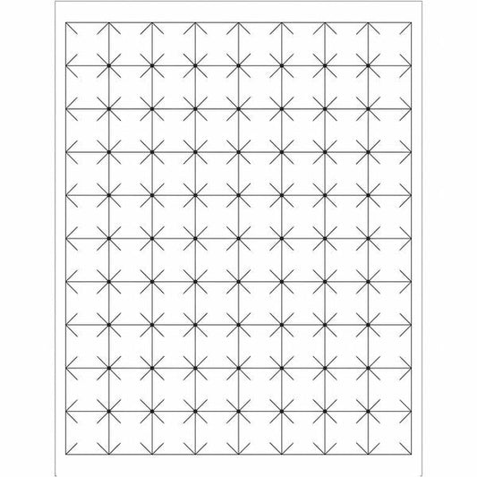 Tape Logic® Rectangular Laser Labels, 1" x 1", White, 8000/Case