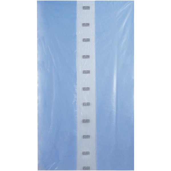 VCI Gusset Poly Bags, 48" x 80", 4 mil, Blue, None, 20 PK