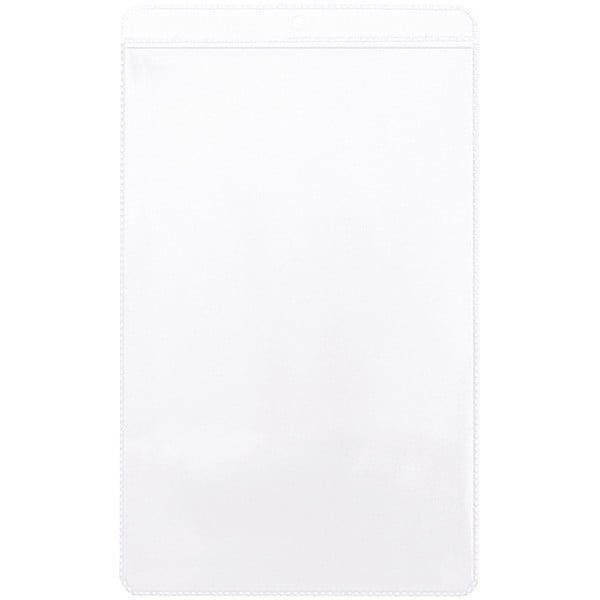 Vinyl Envelopes, 5" x 8", Clear, 50/Case