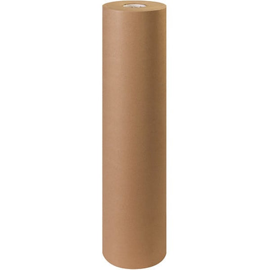 Virgin Kraft Paper Rolls, 40#, 36" x 900', Kraft, 1/Roll