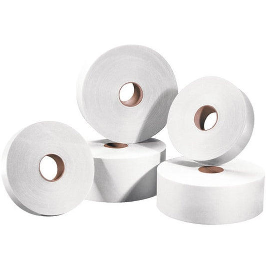 Tape Logic® #6000 Non Reinforced Water Activated Tape, 3" x 600', White, 10/Case