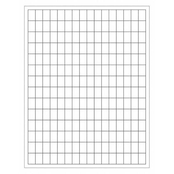 Tape Logic® Rectangular Laser Labels, 1/2" x 3/4", White, 22400/Case